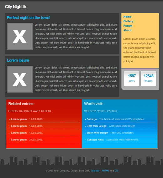 City Nightlife Layout 1