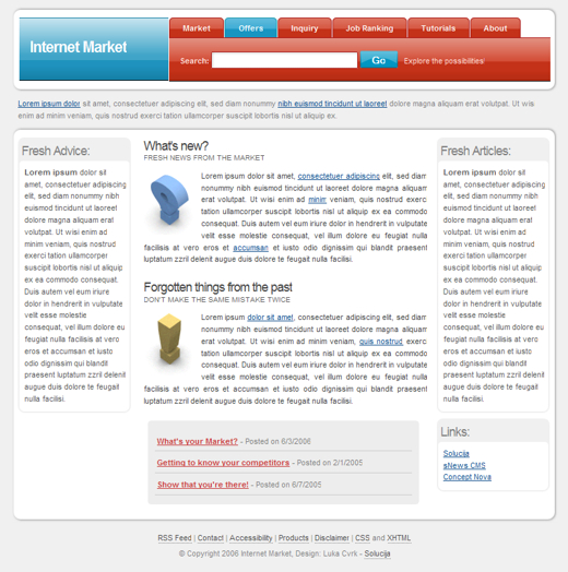 Internet Market Layout 1
