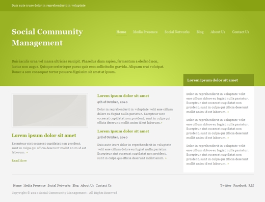social community dating. Social Community Management Layout 1